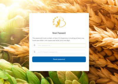 Creation of a new password